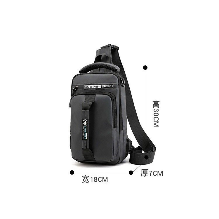 Túi đeo chéo nam vải dù chống nước | BigBuy360 - bigbuy360.vn