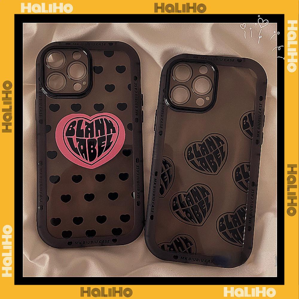iPhone Case Silicone Soft Case Clear Case Fluorescent Color Airbag Shockproof Protection Camera Black Heart Compatible For iPhone 11 Pro Max 13 Pro Max 12 Pro Max 7Plus xr XS Max