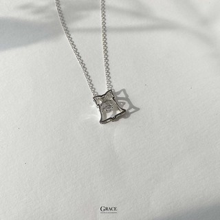 Dây chuyền bạc Grace - Chuông treo đá