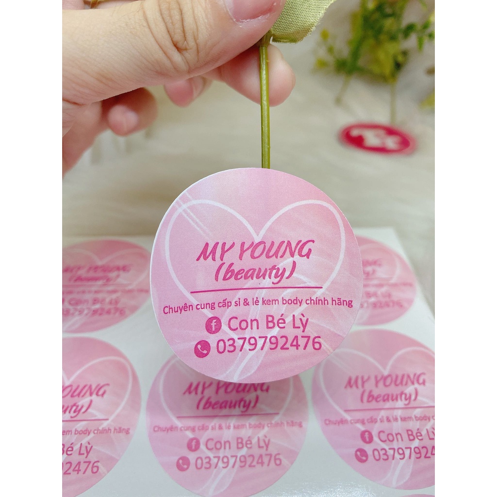 In Tem Nhãn Giấy, Decan, Sticker Dán, Thiết Kế Theo Yêu Cầu Số Lượng Ít Khổ A3