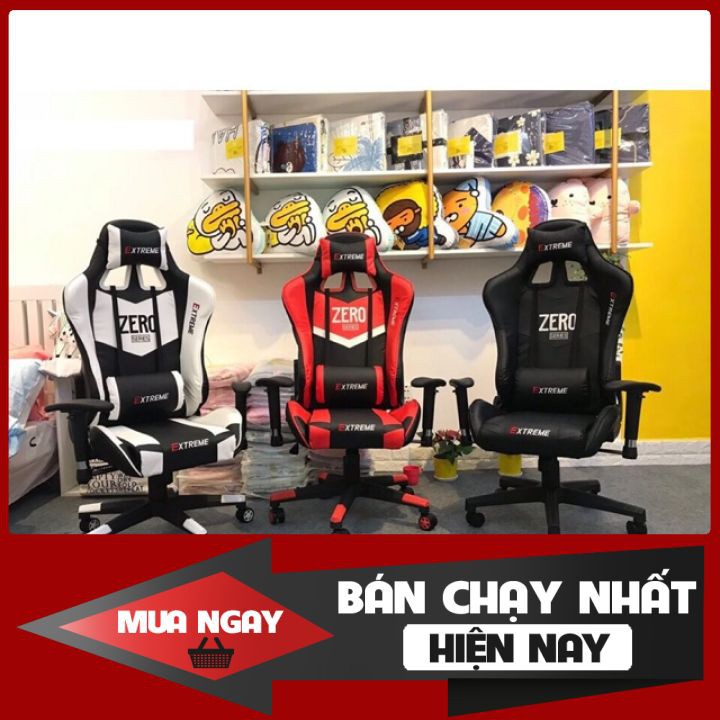 [BÁN CHẠY] Ghế Game Extreme Zero v1 Full Chức Năng - Ghế xoay nâng hạ - Ngả lưng - Ghế Chơi Game Stream Gaming Văn Phòng