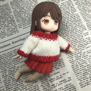 1PCS New Arrival Cute Doll Clothing Knitted Sweater Cardigan for  Doll Handmade Doll Clothes Doll Accessories