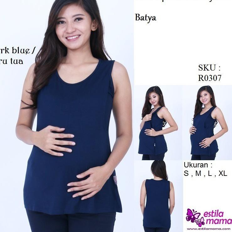 Áo Thun Bầu In Chữ "Estila Mama" Màu Trắng / Đen / Moka / Chocolate / Marun / Gray / Blue / S / M / L / Xl