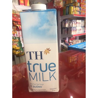 Sữa tươi tiệt trùng ít đường TH true MILK hộp 1 lít