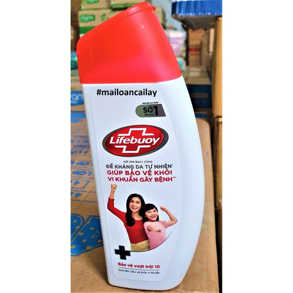 Sữa tắm Lifebuoy bảo vệ khỏi vi khuẩn 250g (Chai)