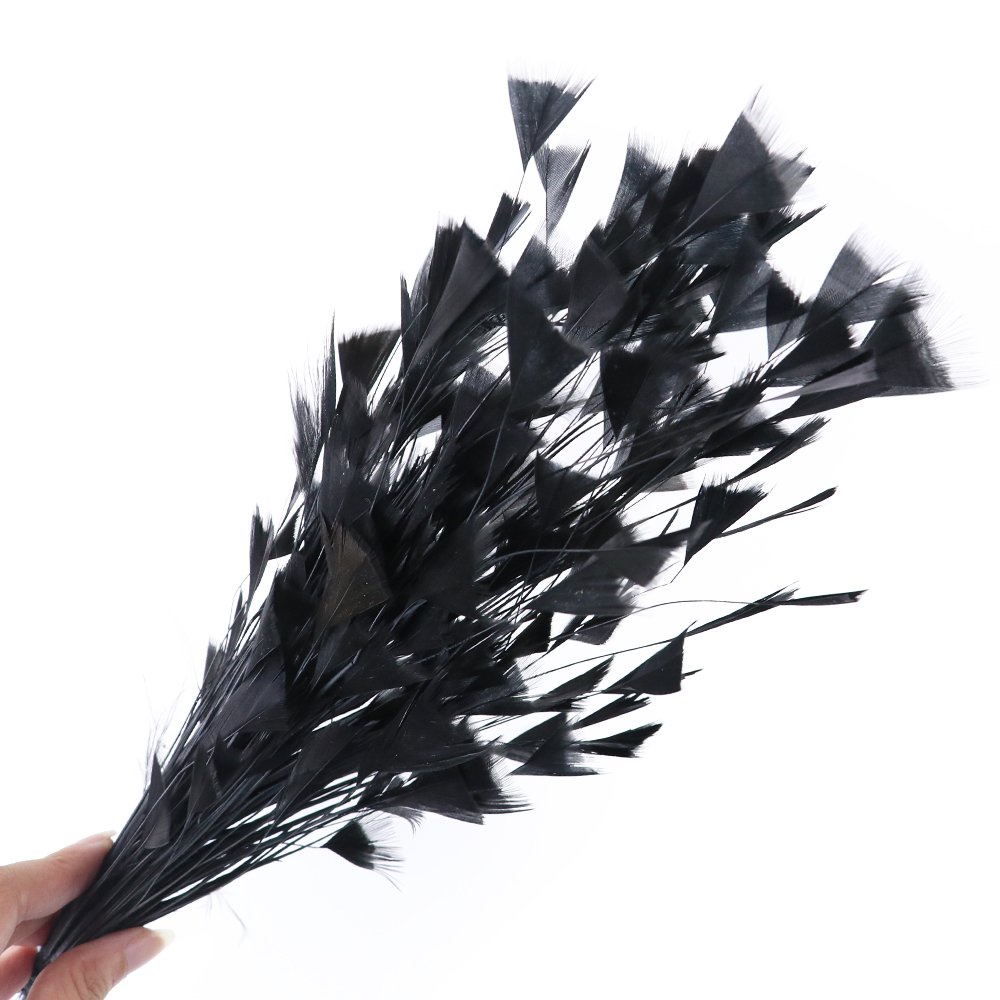 Chiều dài 25-30 cm lông gà tây trang trí hoa cho hàng thủ công tự làm trang trí tiệc tại nhà trang trí đám cưới trang trí đám cưới chùm nhiều màu nhuộm