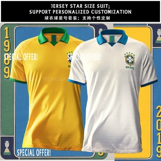 Áo Thun Bóng Đá Đội Tuyển Brazil Copa America Size s-2xl