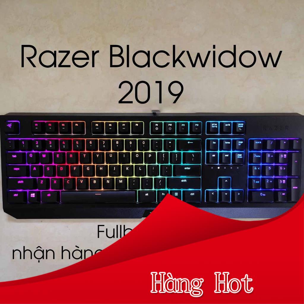 Bàn phím cơ Razer Blackwidow Green Switch - Bàn phím cơ chơi game Razer led rgb đảm bảo đẹp hơn Logitech