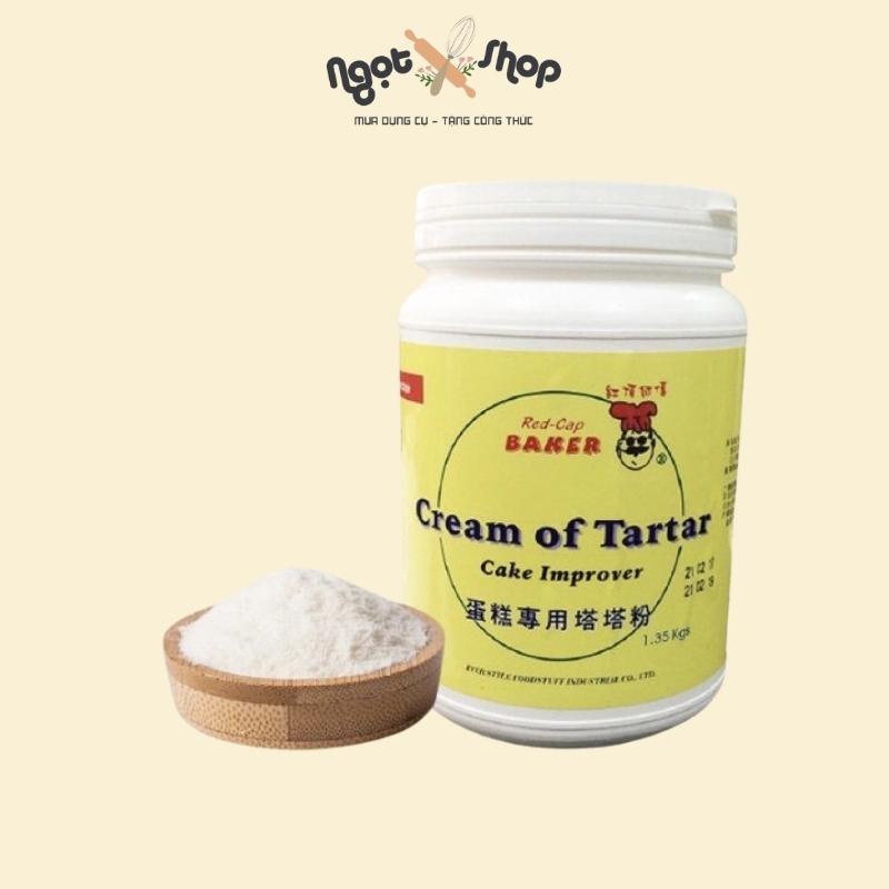 Bột Tartar 50g, bột bông lòng trắng trứng