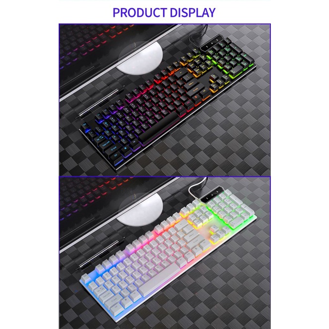 Bàn phím cơ chơi game có dây 104 phím phong cách punk phù hợp cho PC laptop game .creat3c