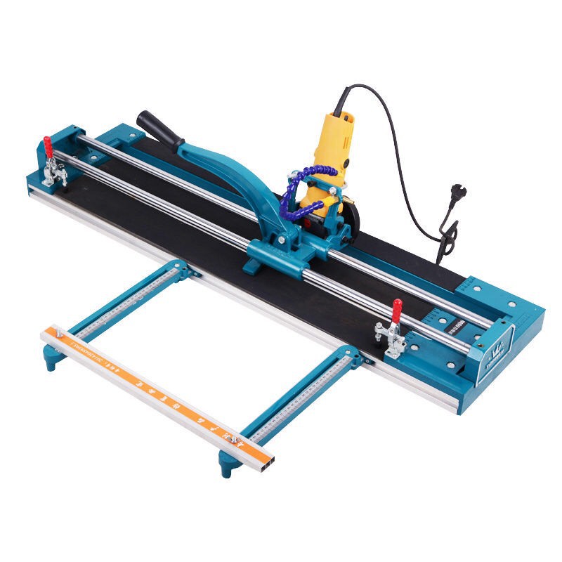 Máy cắt gạch tay đẩy mài mòi 1m tặng kèm máy cắt + bơm nước mini + lưỡi cắt gạch sơ cua