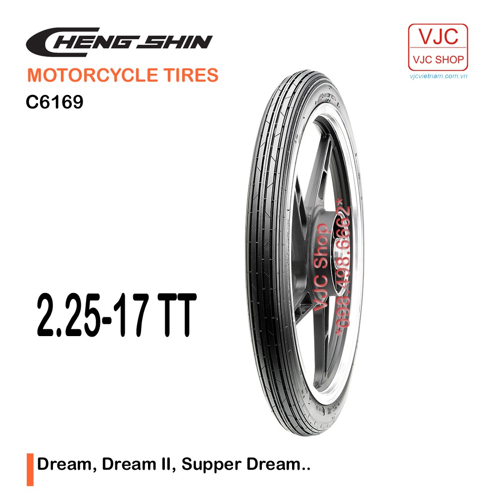 Lốp sau Dream Cheng Shin 2.50-17 TT C107