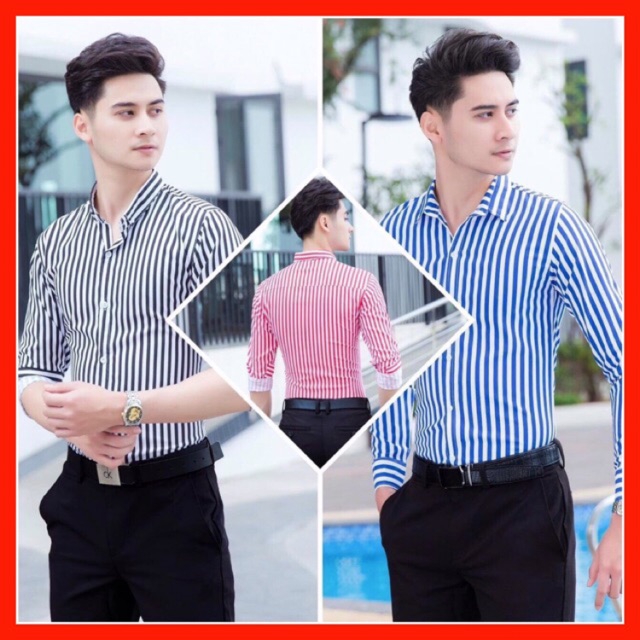 [ XẢ HÀNG] 𝘼́𝙤 𝙎𝙤̛ 𝙈𝙞 𝙉𝙖𝙢 𝙆𝙚̉ 𝙎𝙤̣𝙘 Dài Tay, Cổ Bẻ - Chất Lụa Cotton, Hàng VNXK - SMKS l OMAN | BigBuy360 - bigbuy360.vn