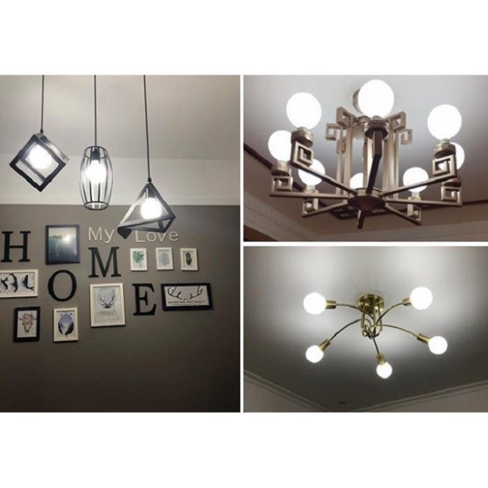 Bộ 10 bóng đèn Led thủy tinh đục G80 7w đui E27