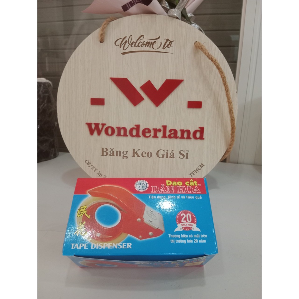Dao cắt băng keo Dân Hoa cầm tay 5cm