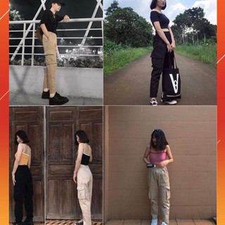 Quần baggy xắn gấu nam nữ ( size S - 3XL ) tương ứng 30kg -100kg