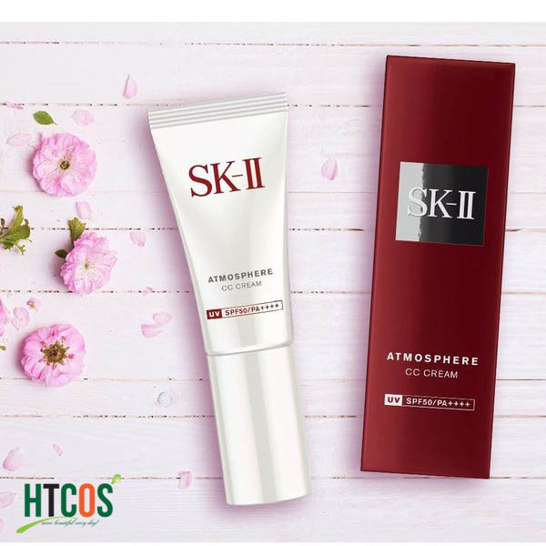 KEM TRANG ĐIỂM CC CREAM CHỐNG NẮNG SK II ATMOSPHERE CC CREAM 30G CHÍNH HÃNG - 6707