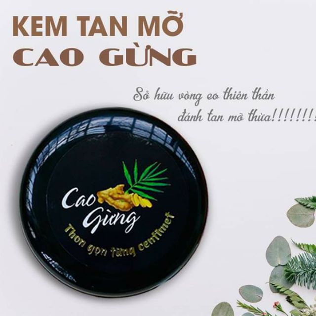 Kem Tan Mỡ Cao Gừng