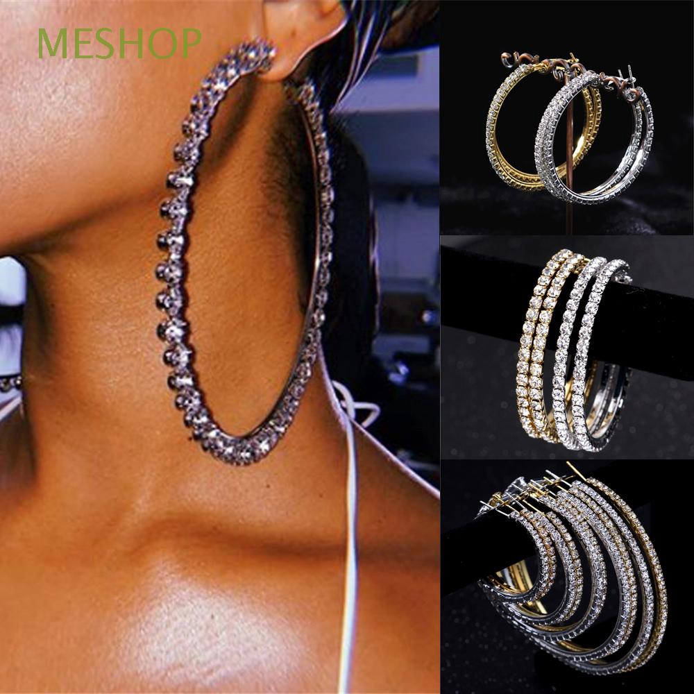 Khuyên tai dạng vòng cỡ lớn thời trang sành điệu cho nữ