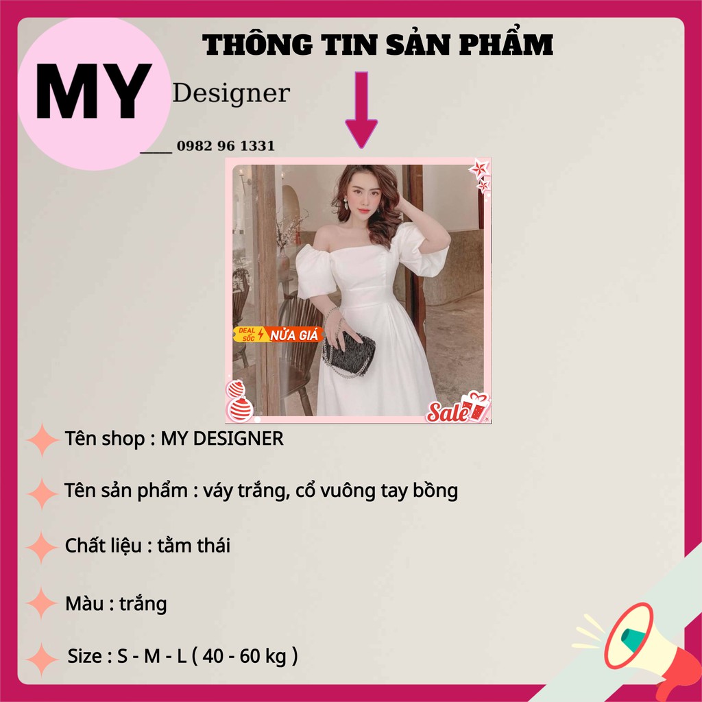 [SIÊU GIẢM GIÁ 50%] Váy trễ vai trắng, đầm dáng xòe, váy liền thân, giảm giá 50%, freeship đơn từ 300k