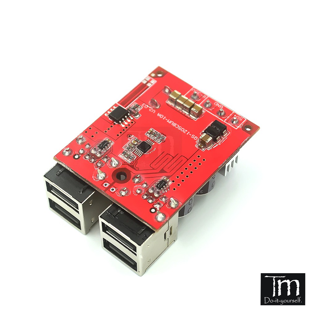 Mạch Hạ Áp 5V-8A  4*USB Đầu Vào 8-35V