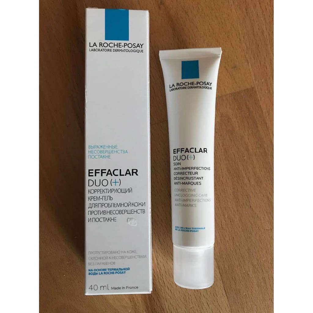 Kem mụn La Roche-Posay Effaclar Duo-Kem La-Roche Posay Effaclar Duo+ giảm mụn và vết Thâm 40ml