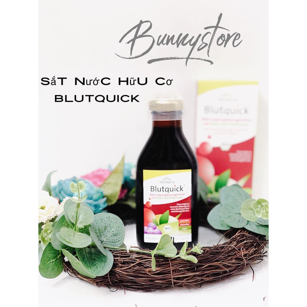 Dung dịch bổ sung sắt hữu cơ Blutquick 250ML - 500ML - 20ML