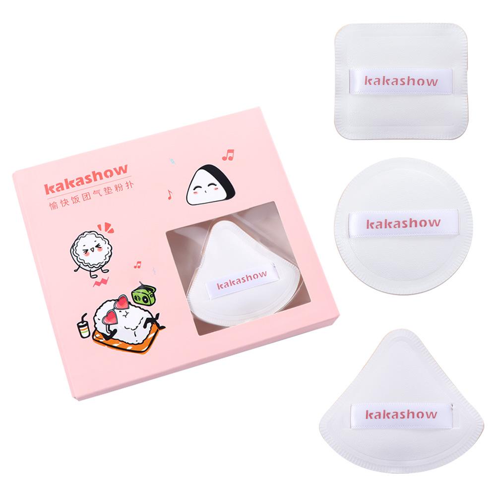 JARRED Mút Trang Điểm Hình Chữ Nhật / Tròn / Chữ Nhật Chuyên Dụng Cho Trang Điểm