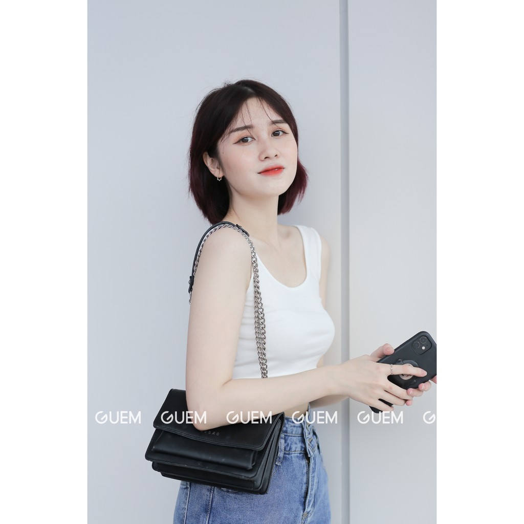 Áo Croptop 2 dây bản to Ôm Người Guangzhou - Thời Trang Nữ GUEM | BigBuy360 - bigbuy360.vn