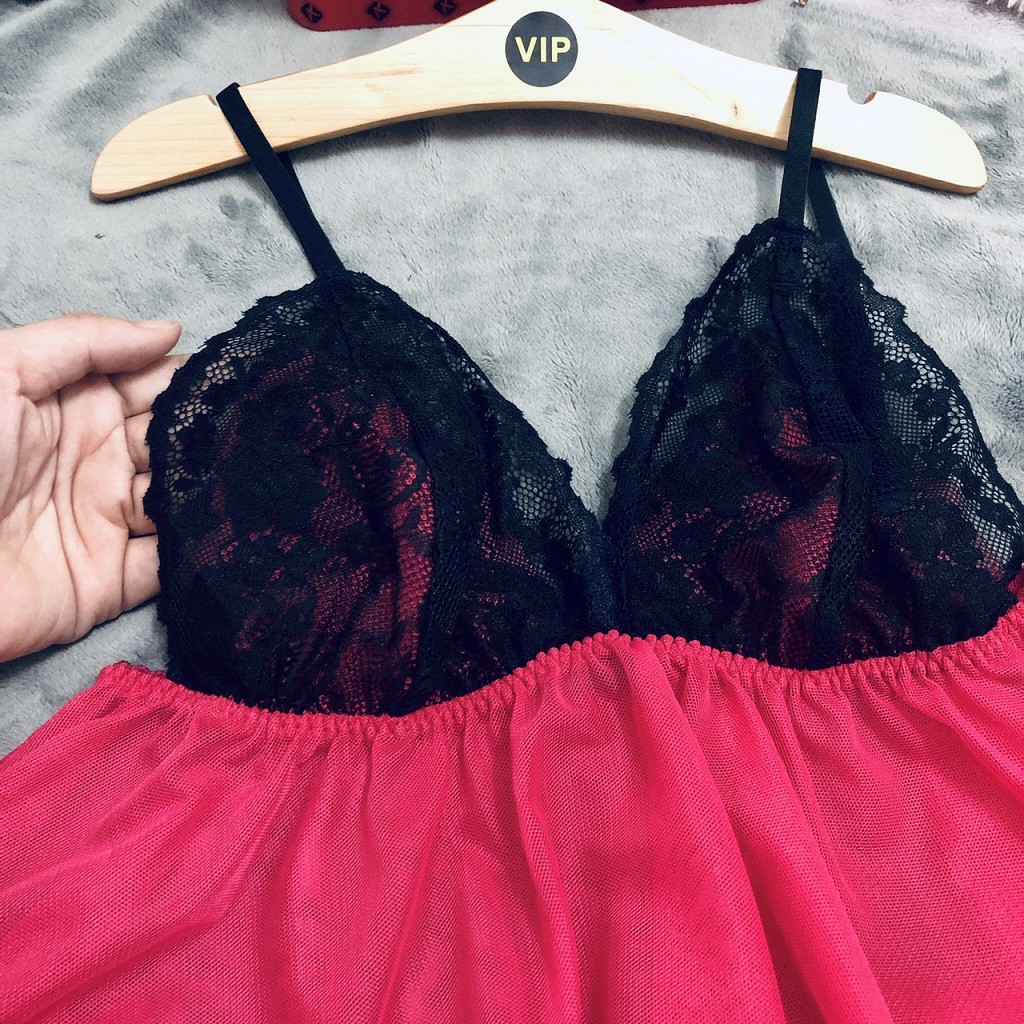 Đồ ngủ nữ lưới sexy Bigsize