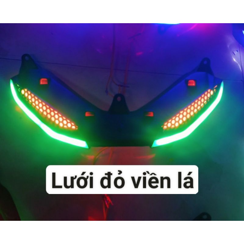 Audi demi lưới ex 150 có viền led 1 màu làm hoàn chỉnh rắc cắm như zin.