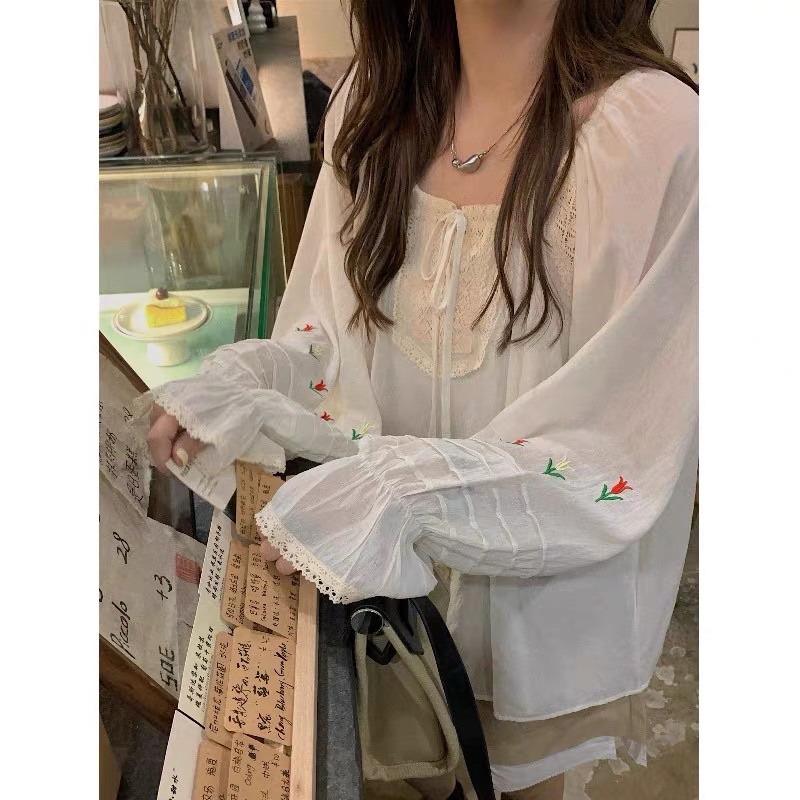 Áo sơ mi áo babydoll nữ phong cách Hàn Quốc Ordertaobao