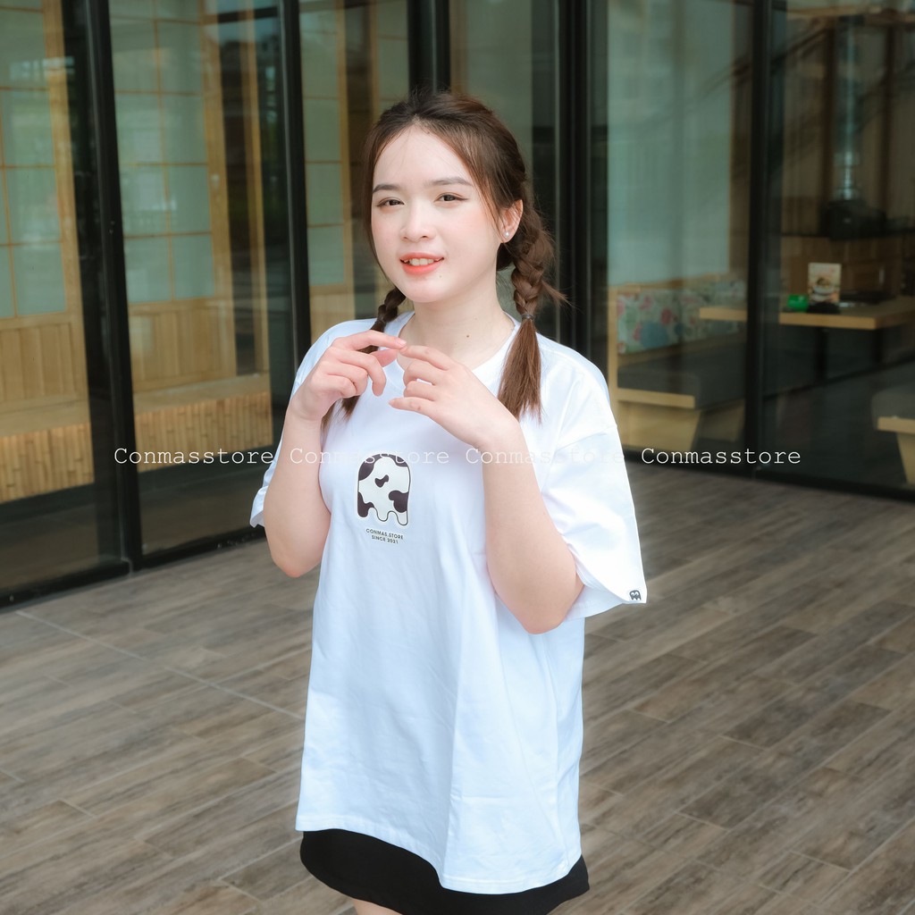 Áo phông bò sữa White -SS1