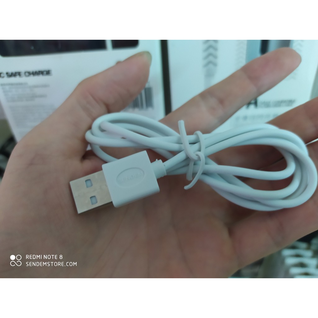 Cáp Sạc Micro USB Sendem M1 sạc nhanh 3A - Bản nân cấp mới - Sạc và truyền dữ liệu - Dài 1M- Hàng chính hãng