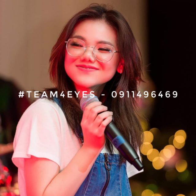 [ Ảnh thật ] Kính cận tròn cách điệu tai mèo thời trang cao cấp tròng 0 độ cắt ánh sáng xanh | BigBuy360 - bigbuy360.vn