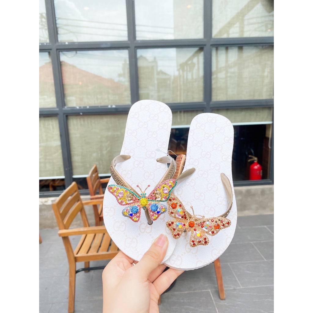 Dép Havaianas xỏ ngón nữ quai ngắn đế thương hiệu G.C