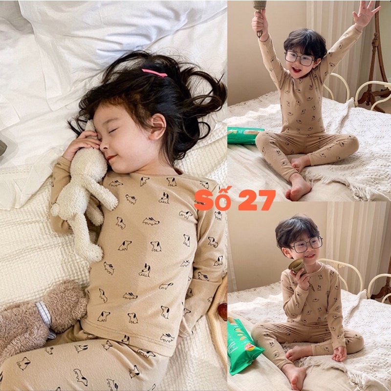 Bộ quần áo thu đông cho bé gái/ trai chất cotton đẹp của Ambb Kids mẫu mới nhất 1-7 tuổi (có clip, ảnh thật)