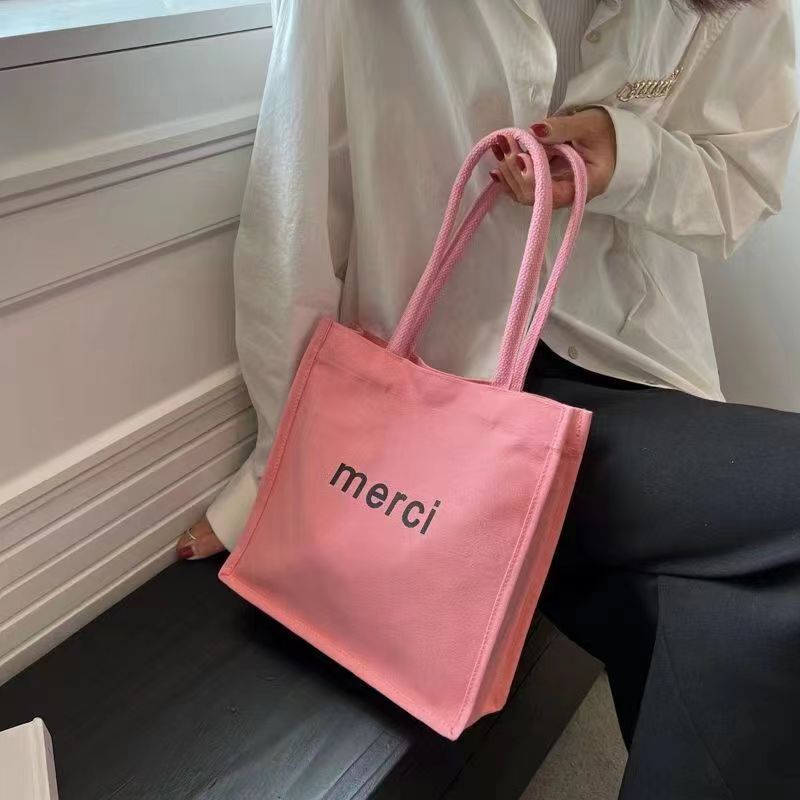 Túi Tote Mềm Đeo Vai Phong Cách Hàn Nhật Đơn Giản Cho Nữ túi máy tính xách tay giấy A4 túi hàng hóa Có thể đựng sách / máy tính bảng