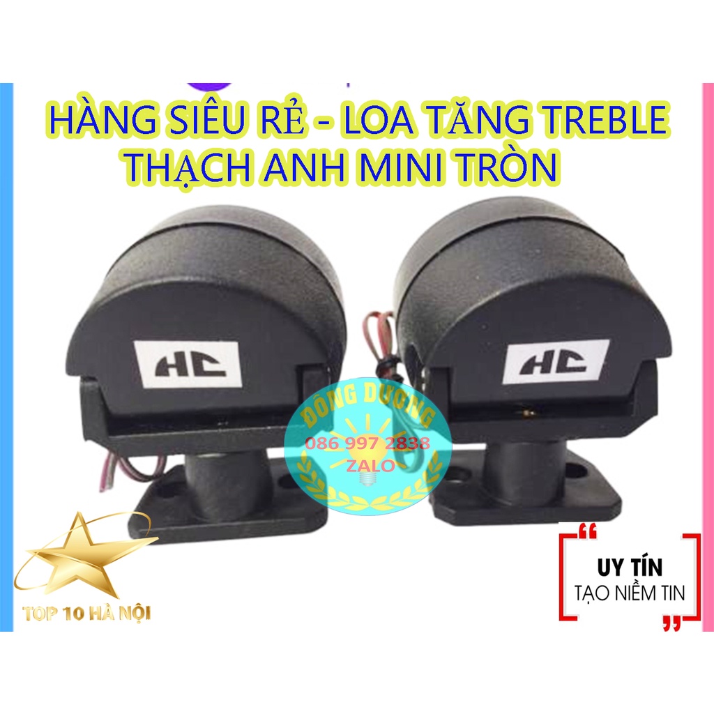 BỘ 2 CHIẾC LOA SIÊU TREBLE MINI 4CM 2K TRÒN