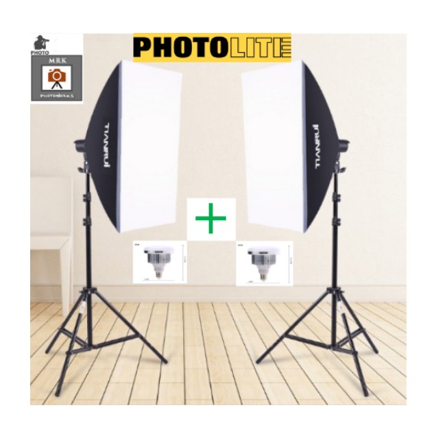 Bộ Đèn Studio 2 Cái TIANRUI + Đèn LED