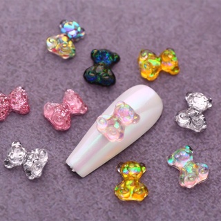 Charm gấu trang trí móng tay, nail siêu đáng yêu
