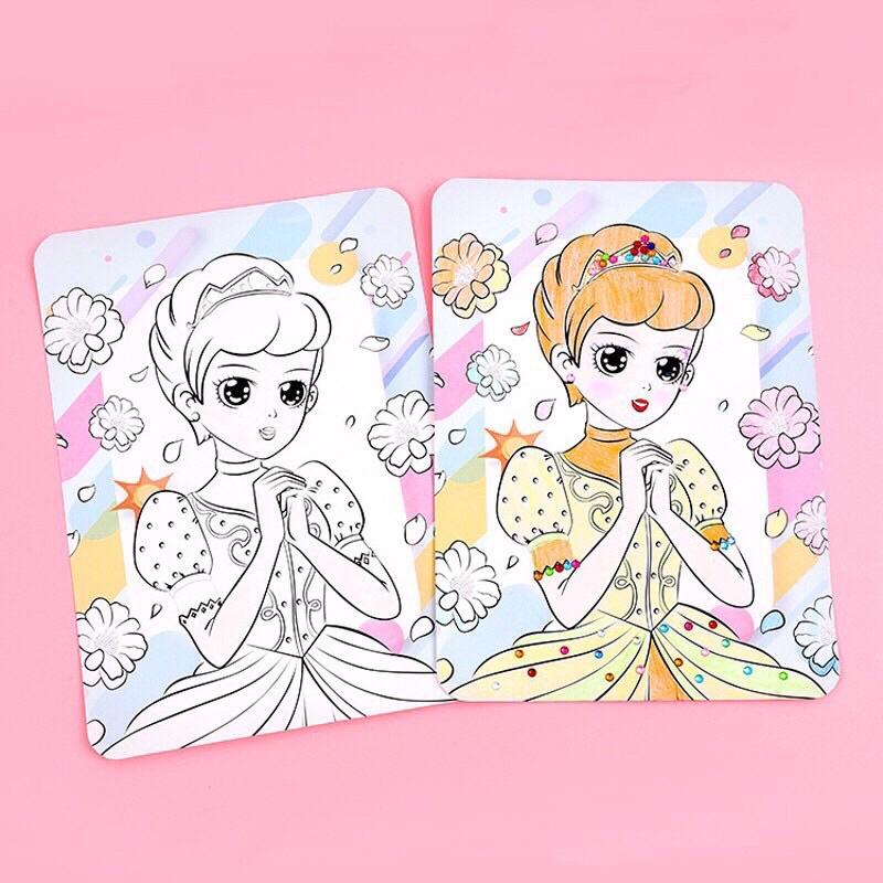 Đồ chơi Tranh Trang điểm công chúa