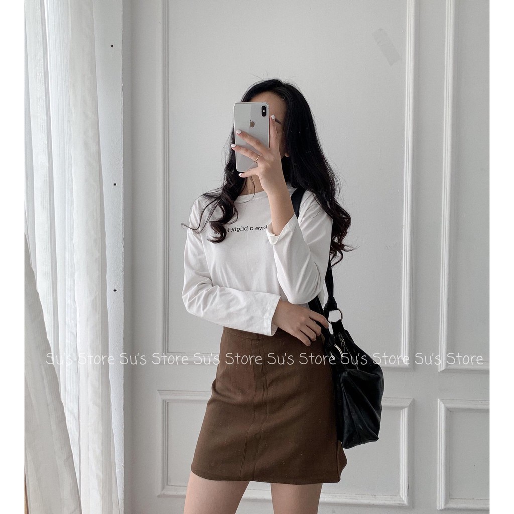 Chân váy chữ A chất dạ gân giữa CV149 SUSTORE | BigBuy360 - bigbuy360.vn