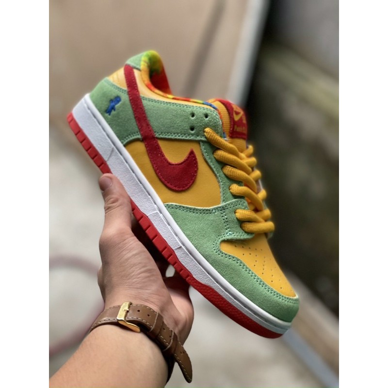 giày thể thao sneaker nam nữ sb xanh vàng