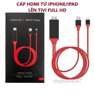 Cáp kết nối hdmi từ iphone/ipad lên tivi full hd