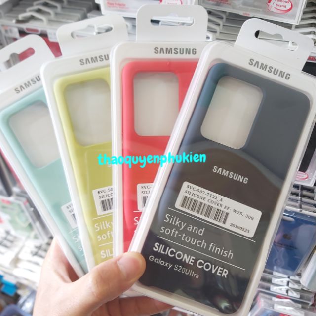 Ốp lưng Silicone Cover Galaxy S20/S20+/s20 ultra chống bám bẩn
