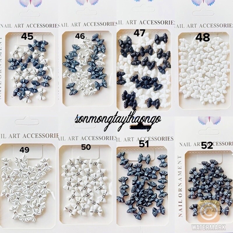 Charm nơ đính móng siêu xinh dành cho Nail