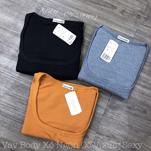 Váy Body Xỏ Ngón Cổ Vuông Sexy - DZ06 | WebRaoVat - webraovat.net.vn