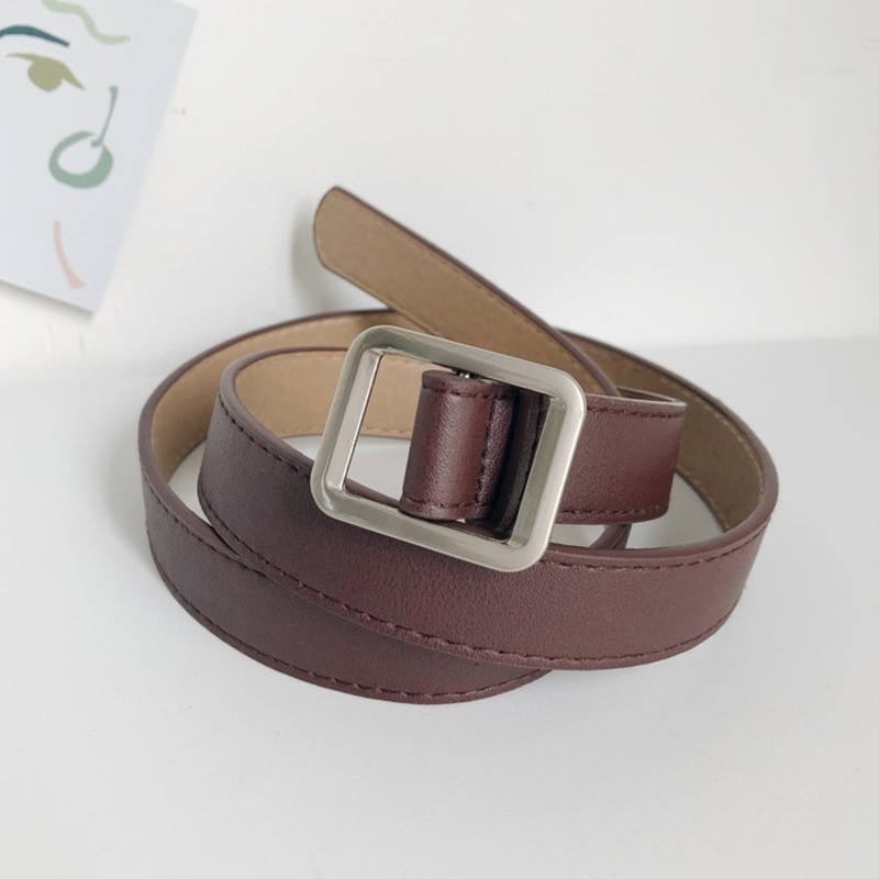 Thắt Lưng Khóa Vuông Phong Cách Hàn Quốc Thời Trang Đơn Giản 19614