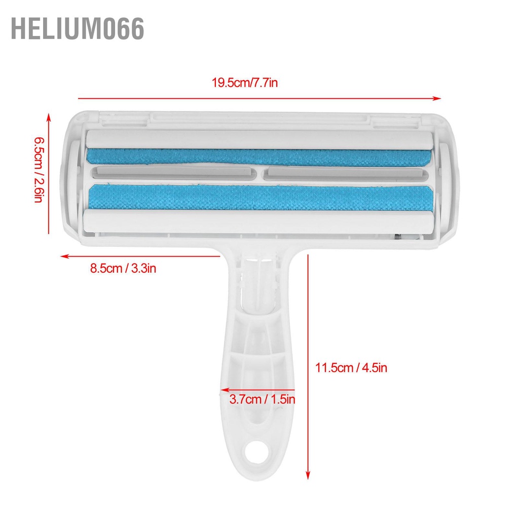Helium066 Bàn chải tẩy lông cho thú cưng làm sạch nổi cầm tay đơn dành chó mèo